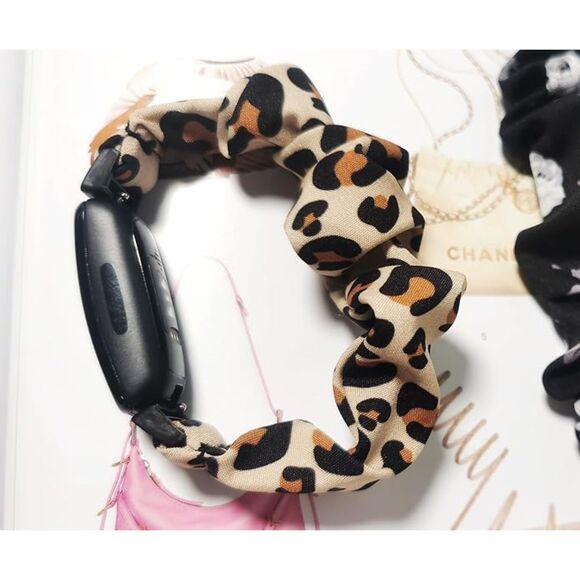 4Pcs Women Scrunchie Wristband For Inspire 3 2 HR Ace 3 2 Bands - Picture 2 of 4